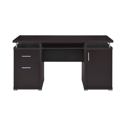 Coaster Tracy 2-drawer Computer Desk Cappuccino Model 800107