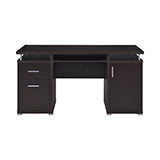 Coaster Tracy 2-drawer Computer Desk Cappuccino Model 800107
