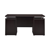 Coaster Tracy 2-drawer Computer Desk Cappuccino Model 800107