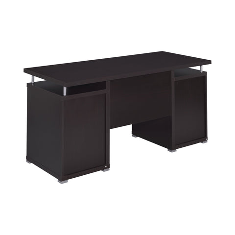Coaster Tracy 2-drawer Computer Desk Cappuccino Model 800107