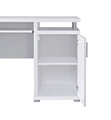 Coaster Tracy 2-drawer Computer Desk White Model 800108
