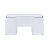 Coaster Tracy 2-drawer Computer Desk White Model 800108