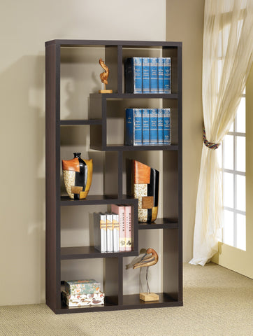 Coaster Theo 10-shelf Bookcase Cappuccino Model 800264