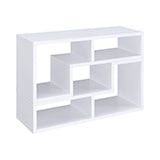 Coaster Velma Convertible TV Console and Bookcase White Model 800330
