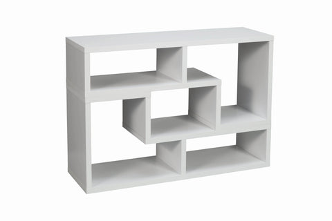 Coaster Velma Convertible TV Console and Bookcase White Model 800330