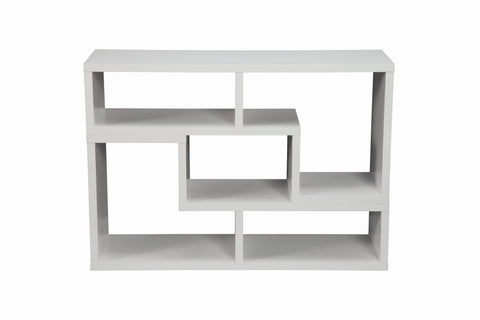Coaster Velma Convertible TV Console and Bookcase White Model 800330