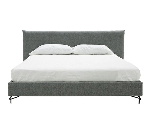 Nova Domus Aria Italian Modern Grey Fabric Bed Model VGAC-ARIA-BED