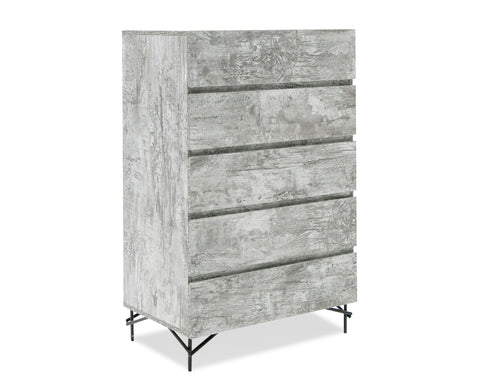 Nova Domus Aria Italian Modern Multi Grey With Texture Chest Model VGAC-ARIA-CHEST