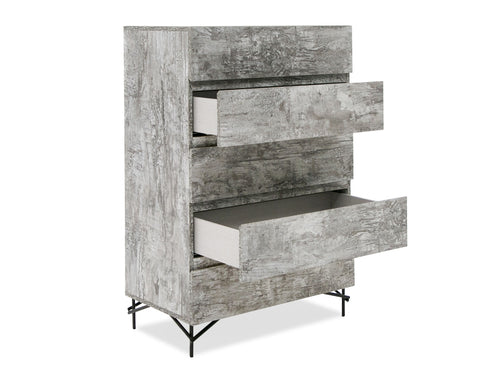 Nova Domus Aria Italian Modern Multi Grey With Texture Chest Model VGAC-ARIA-CHEST