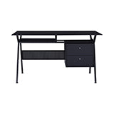 Coaster Weaving 2-drawer Computer Desk Black Model 800436