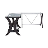 Coaster Monterey 3-piece L-shaped Computer Desk Set Cappuccino Model 800446
