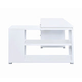 Coaster Yvette L-shape Office Desk White Model 800516