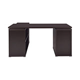 Coaster Yvette L-shape Office Desk Cappuccino Model 800517