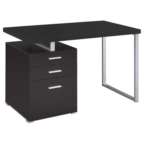 Coaster Brennan 3-drawer Office Desk Cappuccino Model 800519
