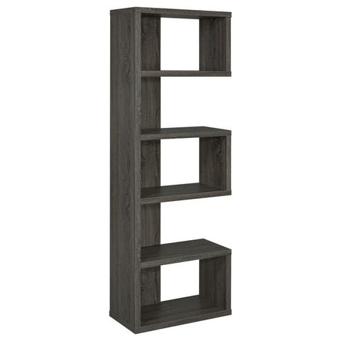 Coaster Joey 5-tier Bookcase Weathered Grey Model 800552
