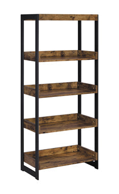 Coaster Estrella Writing Desk Antique Nutmeg and Gunmetal Model 800655