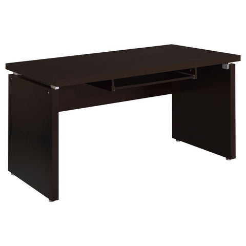 Coaster Skylar Computer Desk with Keyboard Drawer Cappuccino Model 800891