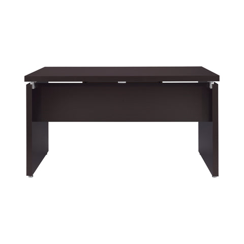 Coaster Skylar Computer Desk with Keyboard Drawer Cappuccino Model 800891