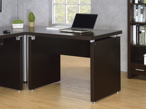 Coaster Skylar Extension Desk Cappuccino Model 800892