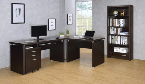 Coaster Skylar 3-drawer Mobile File Cabinet Cappuccino Model 800894