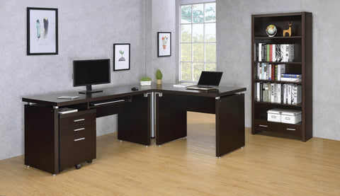 Coaster Skylar 3-drawer Mobile File Cabinet Cappuccino Model 800894