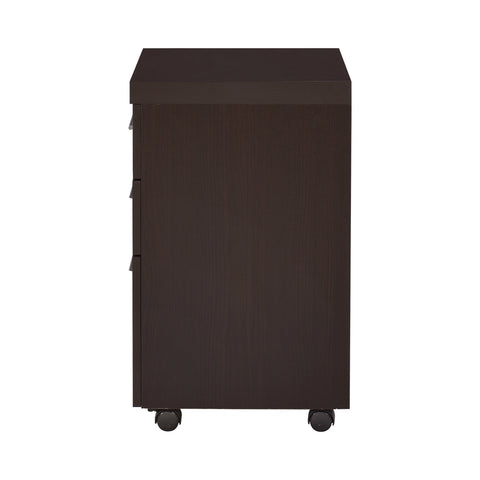 Coaster Skeena 3-drawer Mobile Storage Cabinet Cappuccino Model 800903
