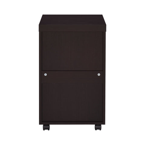 Coaster Skeena 3-drawer Mobile Storage Cabinet Cappuccino Model 800903