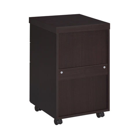 Coaster Skeena 3-drawer Mobile Storage Cabinet Cappuccino Model 800903