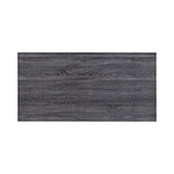 Coaster Kravitz Rectangular Writing Desk Weathered Grey and Chrome Model 801271