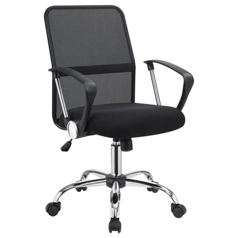 Coaster Gerta Office Chair with Mesh Backrest Black and Chrome Model 801319