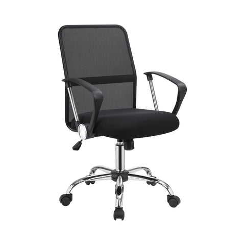 Coaster Gerta Office Chair with Mesh Backrest Black and Chrome Model 801319