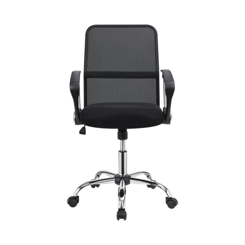 Coaster Gerta Office Chair with Mesh Backrest Black and Chrome Model 801319