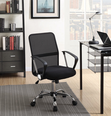 Coaster Gerta Office Chair with Mesh Backrest Black and Chrome Model 801319