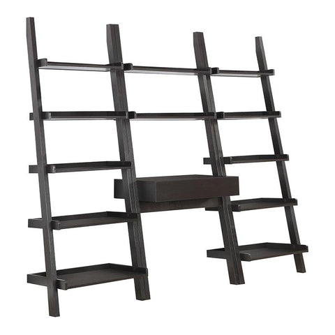 Coaster Colella 3-piece 1-drawer Ladder Desk Set Cappuccino Model 801373-S3