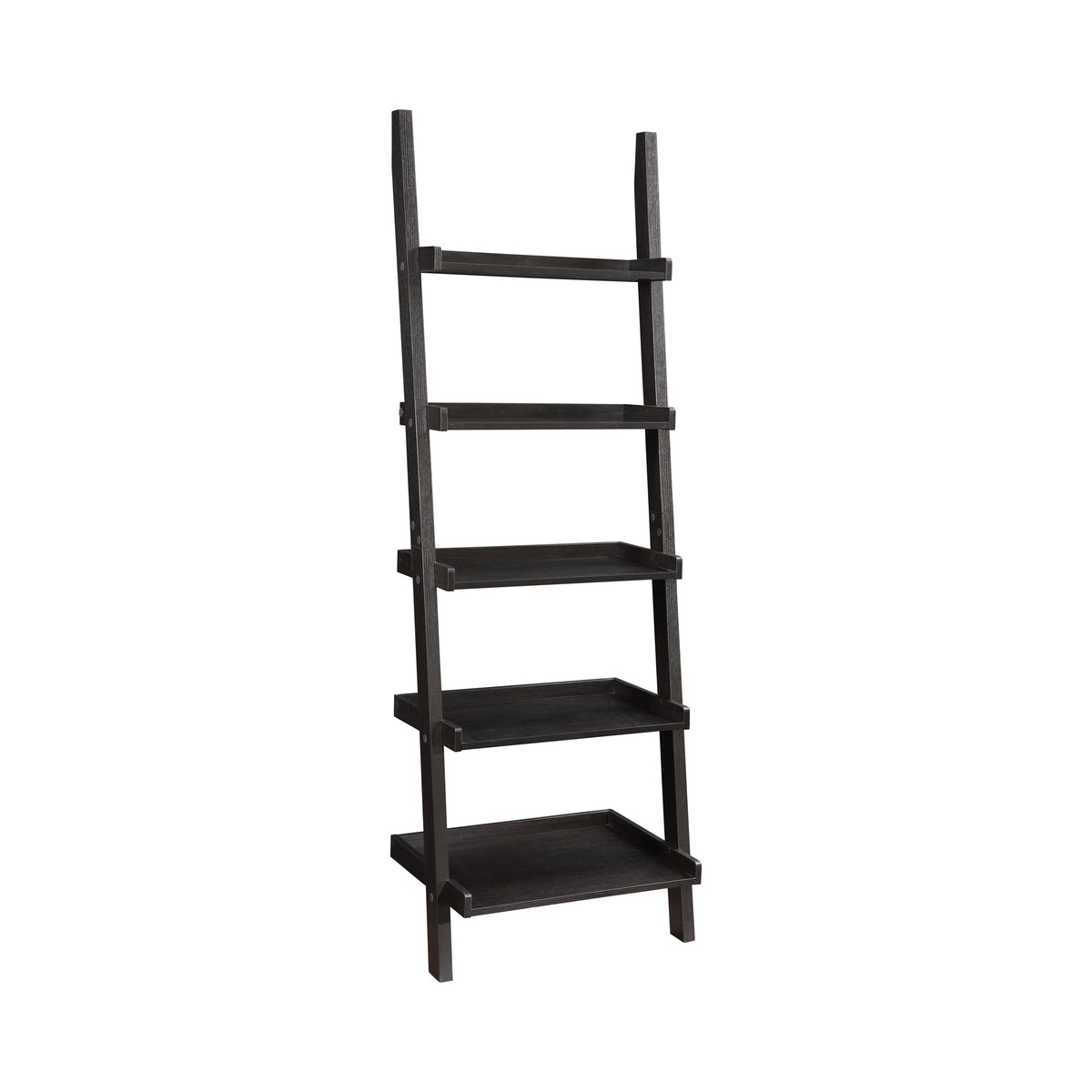 Coaster Colella 3-piece 1-drawer Ladder Desk Set Cappuccino Model 801373-S3