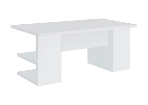 Coaster Alice Writing Desk White with Open Shelves Model 801455