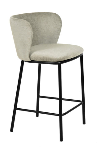 Modrest Bessie Modern Grey Counter Stool Set Of 2 Model VGFH-0179133-G
