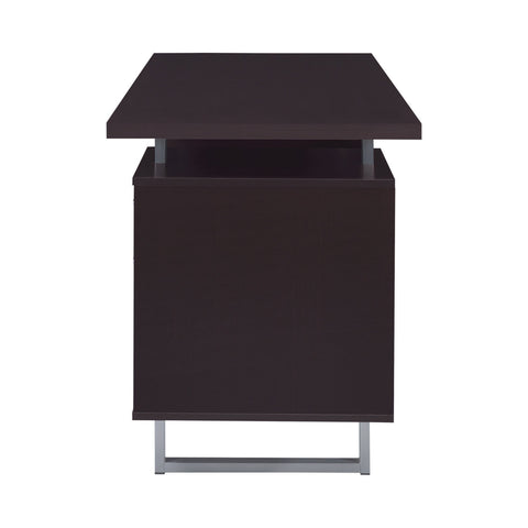 Coaster Lawtey Rectangular Storage Office Desk Cappuccino Model 801521