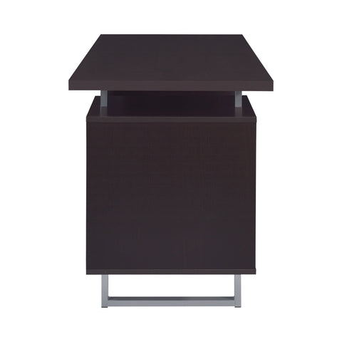 Coaster Lawtey Rectangular Storage Office Desk Cappuccino Model 801521