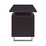 Coaster Lawtey Rectangular Storage Office Desk Cappuccino Model 801521