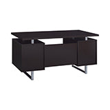 Coaster Lawtey Rectangular Storage Office Desk Cappuccino Model 801521