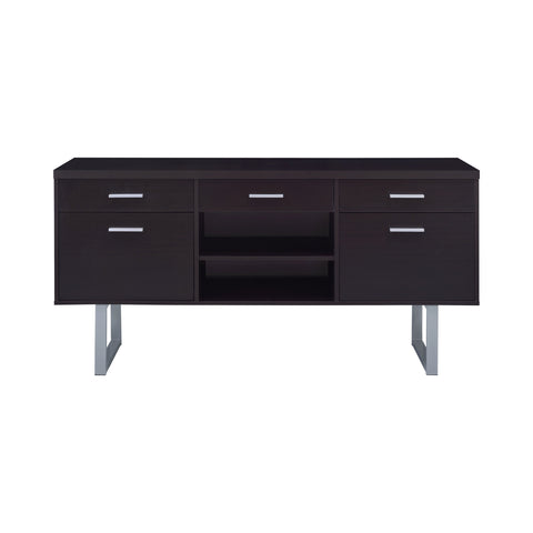 Coaster Lawtey 5-drawer Credenza with Adjustable Shelf Cappuccino Model 801522