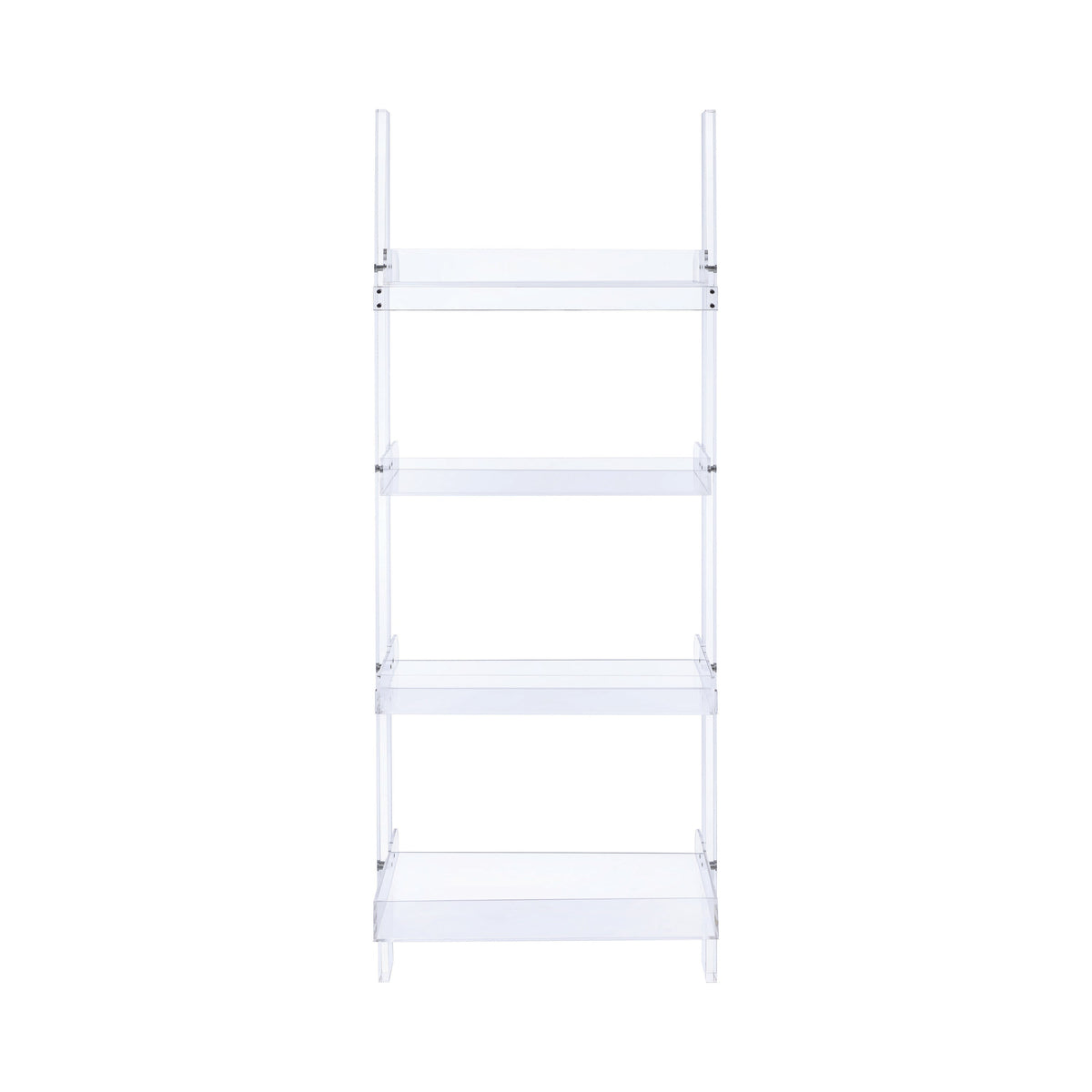 Coaster Amaturo 4-shelf Ladder Bookcase Clear Model 801553