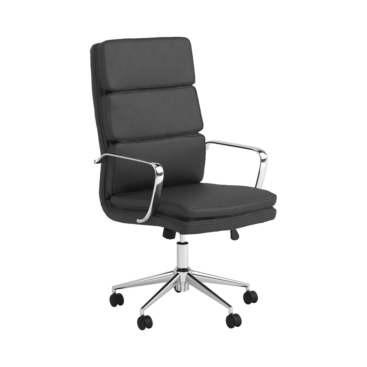 Coaster Ximena High Back Upholstered Office Chair Black Model 801744