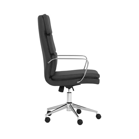 Coaster Ximena High Back Upholstered Office Chair Black Model 801744