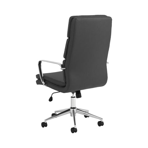Coaster Ximena High Back Upholstered Office Chair Black Model 801744