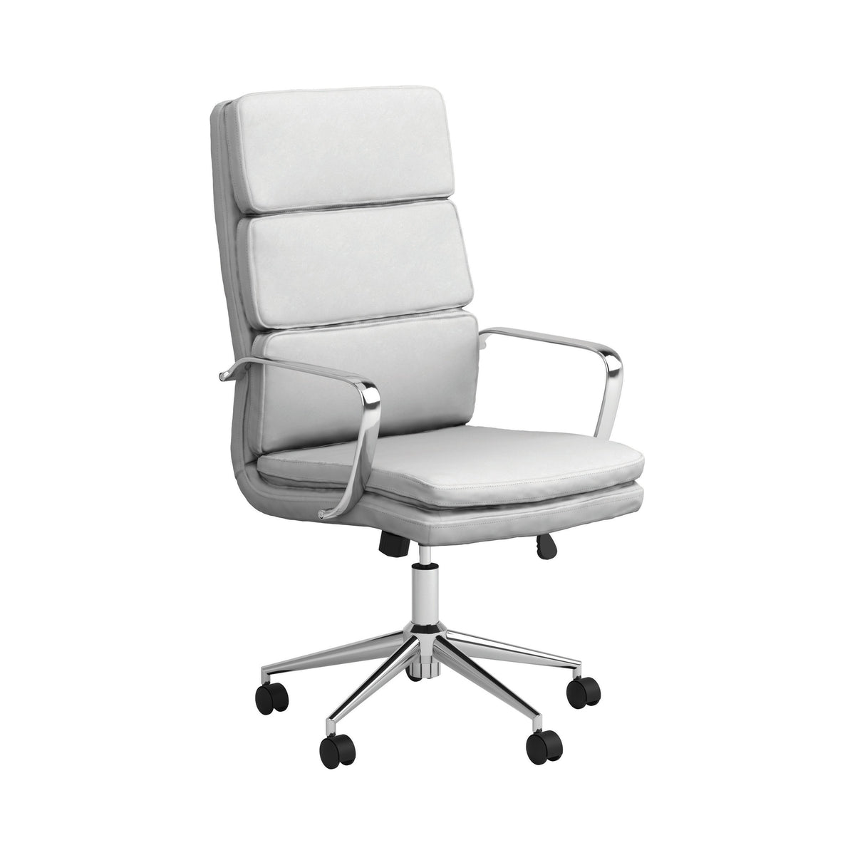 Coaster Ximena High Back Upholstered Office Chair White Model 801746