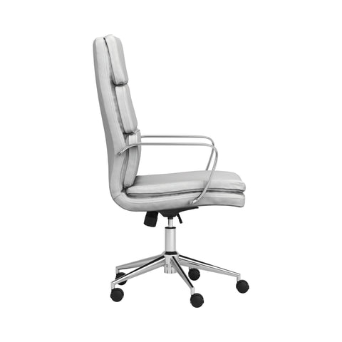 Coaster Ximena High Back Upholstered Office Chair White Model 801746