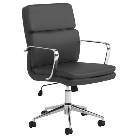 Coaster Ximena Standard Back Upholstered Office Chair Black Model 801765