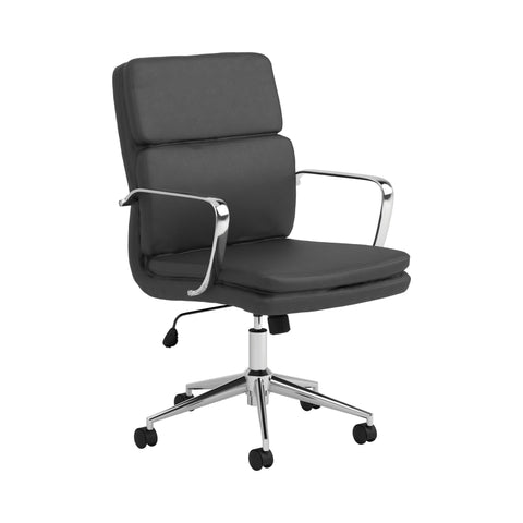 Coaster Ximena Standard Back Upholstered Office Chair Black Model 801765